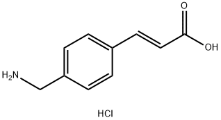 2-Propenoic acid, 3-[4-(aminomethyl)phenyl]-, hydrochloride, (E)- (9CI) 구조식 이미지