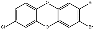 Dibenzo[b,e][1,4]dioxin, 2,3-dibromo-7-chloro- Structure