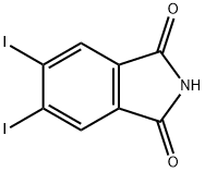 1H-Isoindole-1,3(2H)-dione, 5,6-diiodo- Structure