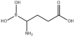 Butanoic acid, 4-amino-4-borono- (9CI) 구조식 이미지