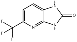 2H-Imidazo[4,5-b]pyridin-2-one, 1,3-dihydro-5-(trifluoromethyl)- Structure