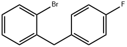 1-Bromo-2-(4-fluorobenzyl)benzene 구조식 이미지