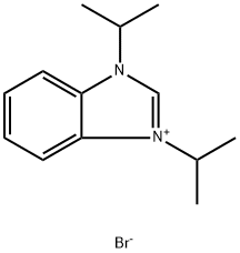 1,3-Diisopropylbenzimidazolium Bromide Structure