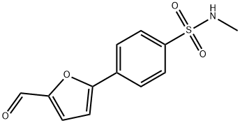 4-(5-formylfuran-2-yl)-N-methylbenzene-1-sulfonamide Structure