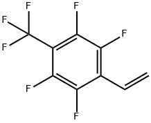 Benzene, 1-ethenyl-2,3,5,6-tetrafluoro-4-(trifluoromethyl)- Structure