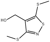 4-Isothiazolemethanol, 3,5-bis(methylthio)- Structure