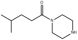 1-Pentanone, 4-methyl-1-(1-piperazinyl)- 구조식 이미지