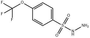Benzenesulfonic acid, 4-(trifluoromethoxy)-, hydrazide Structure