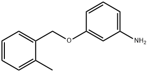 3-[(2-methylphenyl)methoxy]aniline Structure