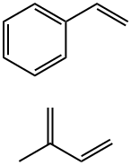 2-메틸-1,3-부타디엔-에텐일벤젠, 수소화된 중합체 구조식 이미지