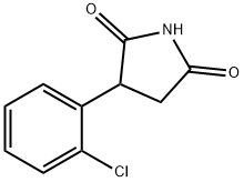 3-(2-Chlorophenyl)-2,5-pyrrolidinedione Structure