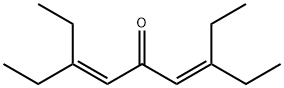 3,6-Nonadien-5-one, 3,7-diethyl- Structure