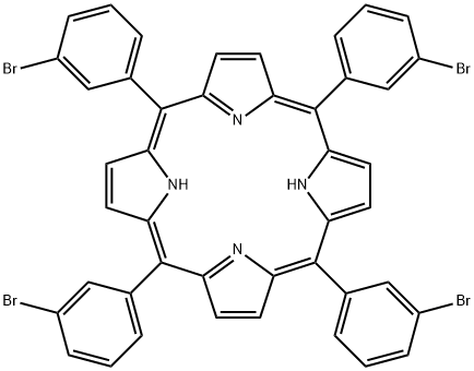 21H,23H-Porphine, 5,10,15,20-tetrakis(3-bromophenyl)- Structure