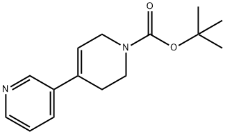 [3,4'-Bipyridine]-1'(2'H)-carboxylic acid, 3',6'-dihydro-, 1,1-dimethylethyl ester Structure