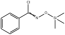 Benzenecarboximidoyl chloride, N-[(trimethylsilyl)oxy]- 구조식 이미지