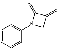 3-methylidene-1-phenylazetidin-2-one Structure