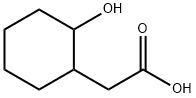 Cyclohexaneacetic acid, 2-hydroxy- Structure