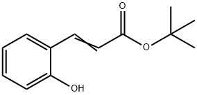 (E)-tert-butyl 3-(2-hydroxyphenyl)acrylate 구조식 이미지