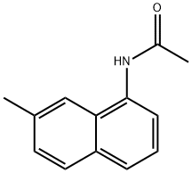 Acetamide, N-(7-methyl-1-naphthalenyl)- Structure