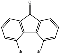 9H-Fluoren-9-one, 4,5-dibromo- Structure