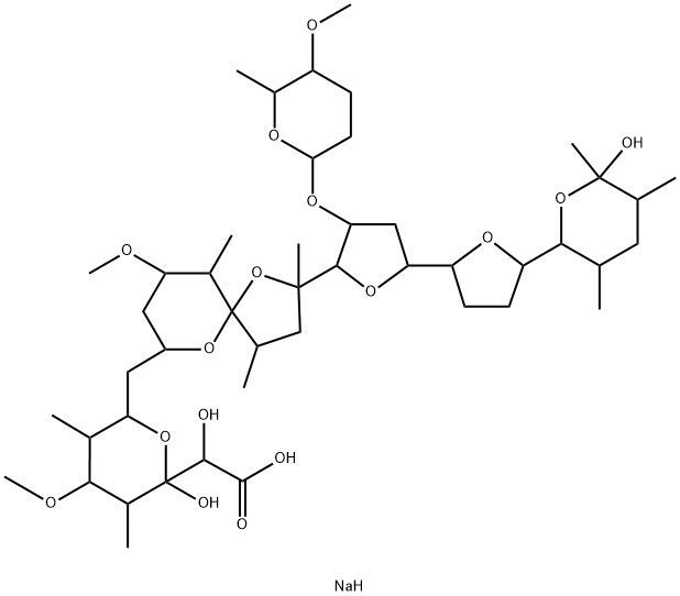 Antibiotic 6016 sodium salt Structure