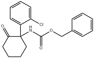 benzyl (1-(2-chlorophenyl)-2-oxocyclohexyl)carbamate(WX160382) 구조식 이미지