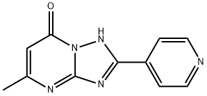 5-methyl-2-pyridin-4-yl[1,2,4]triazolo[1,5-{a}]pyrimidin-7(4{H})-one Structure