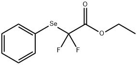 Acetic acid, 2,2-difluoro-2-(phenylseleno)-, ethyl ester 구조식 이미지