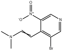 Ethenamine, 2-(3-bromo-5-nitro-4-pyridinyl)-N,N-dimethyl- 구조식 이미지