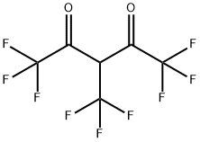 2,4-Pentanedione, 1,1,1,5,5,5-hexafluoro-3-(trifluoromethyl)- 구조식 이미지