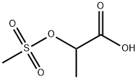 Propanoic acid, 2-[(methylsulfonyl)oxy]- Structure