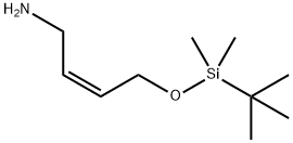 2-Buten-1-amine, 4-[[(1,1-dimethylethyl)dimethylsilyl]oxy]-, (2Z)- Structure