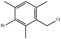 Benzene, 2-bromo-4-(chloromethyl)-1,3,5-trimethyl- Structure