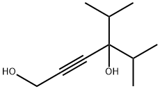 2-Hexyne-1,4-diol, 5-methyl-4-(1-methylethyl)- Structure