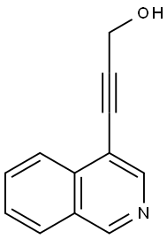 2-Propyn-1-ol, 3-(4-isoquinolinyl)- Structure
