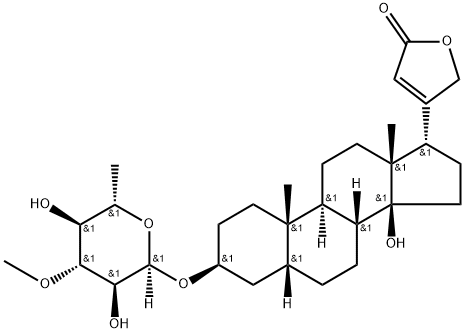 17alpha-Neriifolin 구조식 이미지