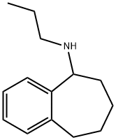 5H-Benzocyclohepten-5-amine, 6,7,8,9-tetrahydro-N-propyl- Structure