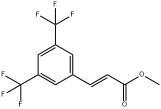 2-Propenoic acid, 3-[3,5-bis(trifluoromethyl)phenyl]-, methyl ester, (2E)- Structure