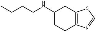 6-Benzothiazolamine, N-butyl-4,5,6,7-tetrahydro- 구조식 이미지