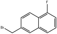 6-Bromomethyl-1-fluoro-naphthalene Structure