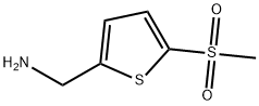 (5-methanesulfonylthiophen-2-yl)methanamine Structure