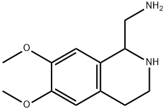 1-Isoquinolinemethanamine, 1,2,3,4-tetrahydro-6,7-dimethoxy- 구조식 이미지