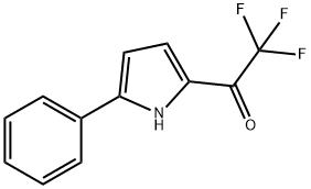 Ethanone, 2,2,2-trifluoro-1-(5-phenyl-1H-pyrrol-2-yl)- Structure