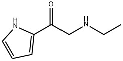 Ethanone, 2-(ethylamino)-1-(1H-pyrrol-2-yl)- 구조식 이미지