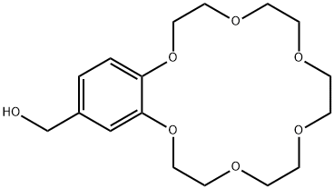 4'-Hydroxymethylbenzo-18-crown-6 Structure