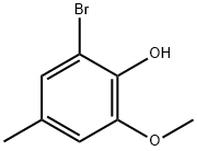 Phenol, 2-bromo-6-methoxy-4-methyl- Structure