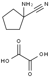 Cyclopentanecarbonitrile, 1-amino-, ethanedioate (1:1) 구조식 이미지