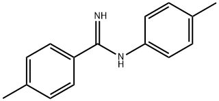 Benzenecarboximidamide, 4-methyl-N-(4-methylphenyl)- Structure