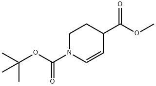 1-tert-butyl 4-methyl 1,2,3,4-tetrahydropyridine-1,4-dicarboxylate Structure