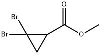 2,2-Dibromo-cyclopropanecarboxylic acid methyl ester 구조식 이미지